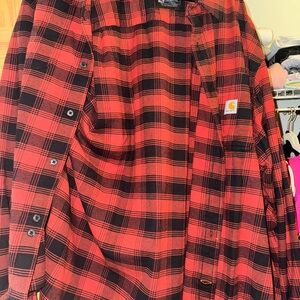 Carhartt Red and Black Checkered Shirt